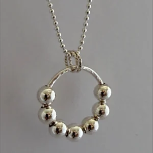 Bella 7 ball chakra pendant