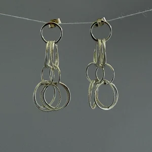 Chandelier circles earrings