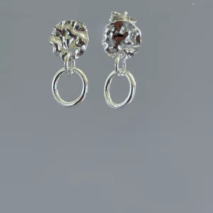 Keeping Faith stud dangle earrings