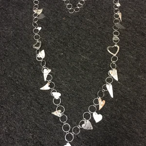 21 hearts long necklace